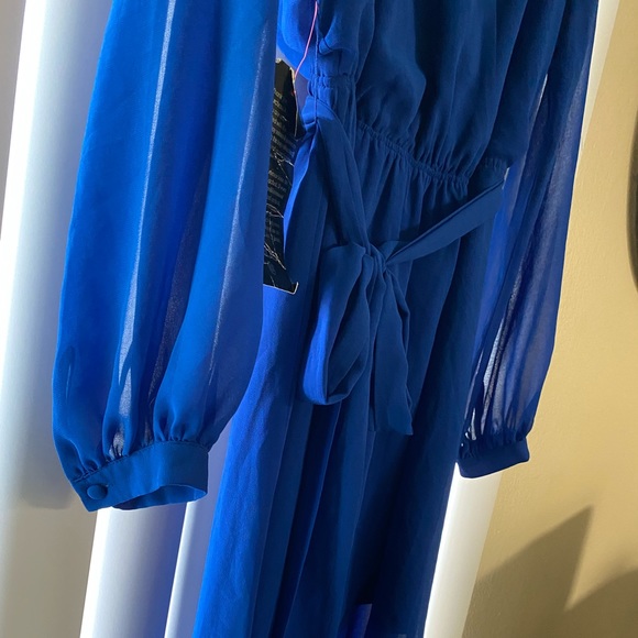 High Low Wrap Dress - Picture 3 of 7